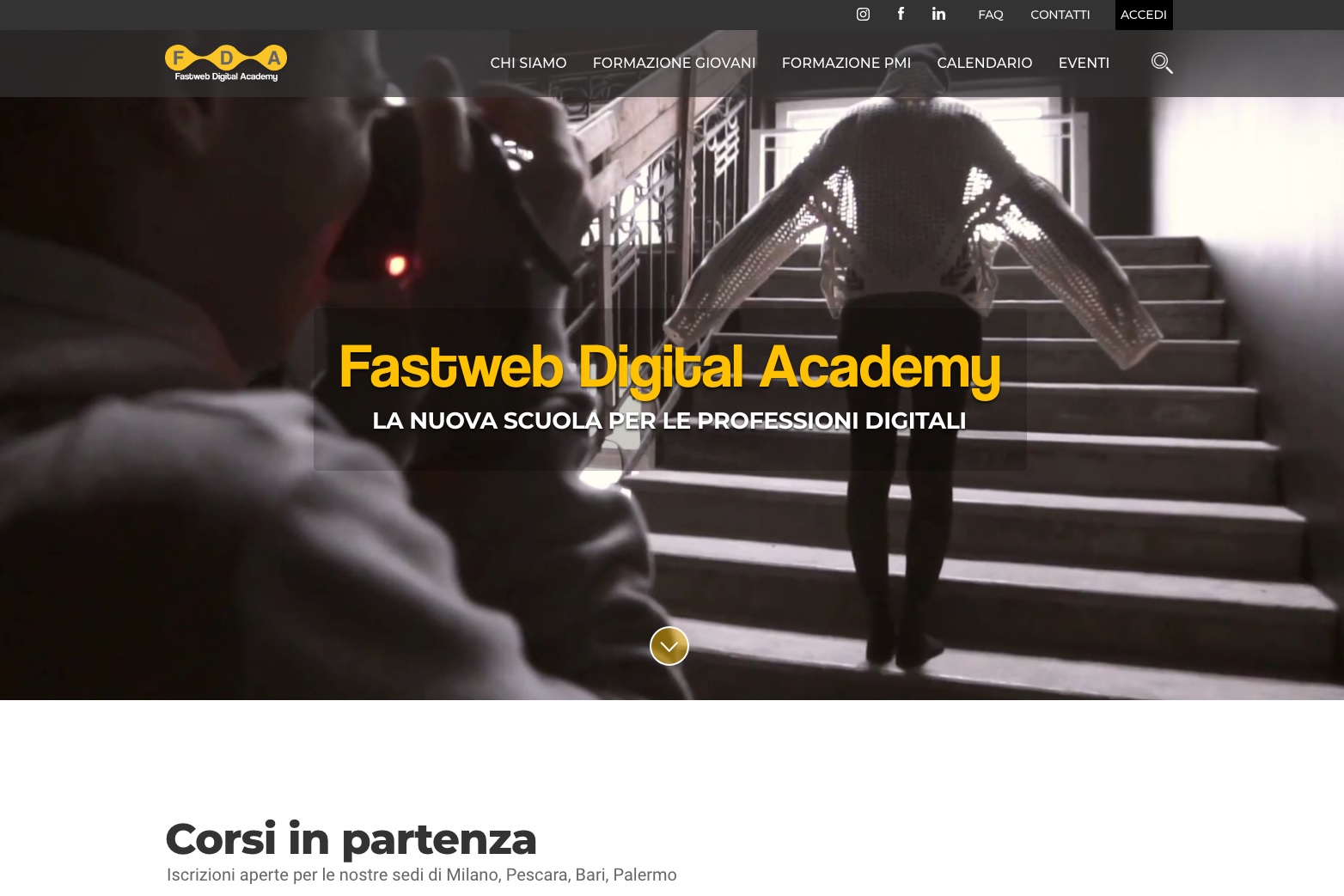 Fastweb Al via i nuovi corsi della Fastweb Digital Academy per